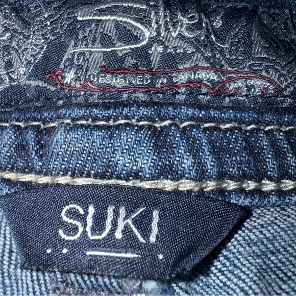 Women’s Silver Jeans Suki Bootcut Medium Wash Stretch Denim Western 30x33 - Picture 7 of 10
